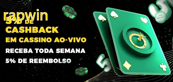 Promoções do cassino ao Vivo rapwin